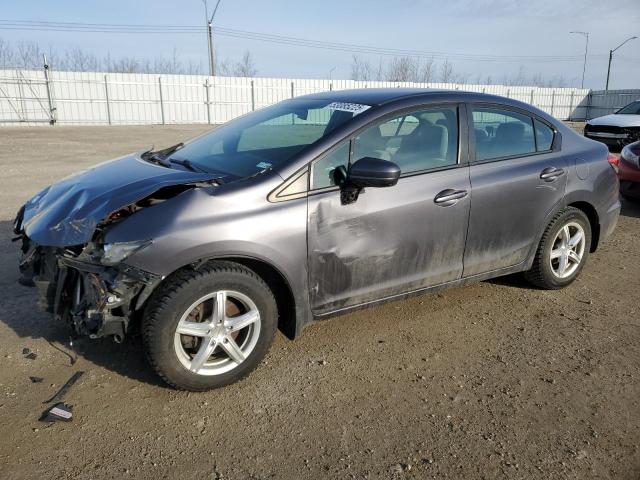 2015 HONDA CIVIC LX for sale at Copart AB - EDMONTON