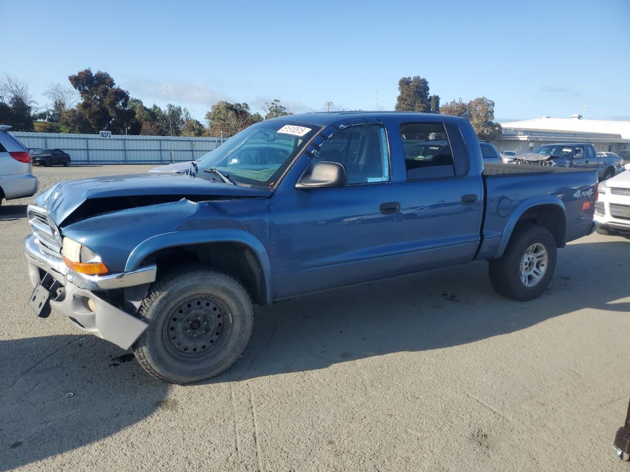 2004 Dodge Dakota Quad Slt للبيع في Martinez، CA - Front End