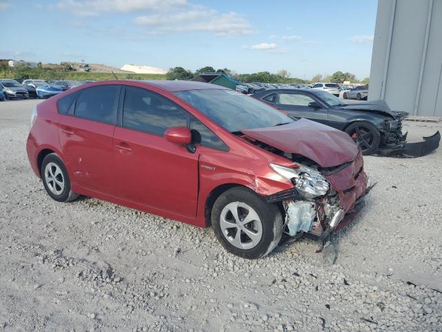  TOYOTA PRIUS 2012 Червоний