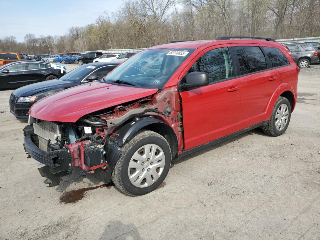 2018 Dodge Journey Se იყიდება Ellwood City-ში, PA - Front End