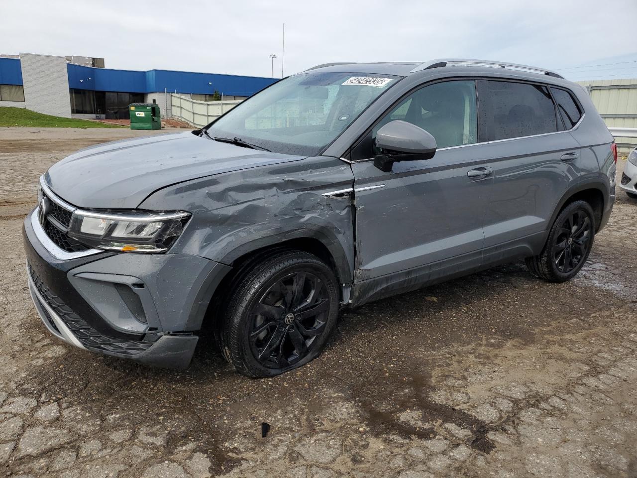2022 Volkswagen Taos Se იყიდება Woodhaven-ში, MI - Front End