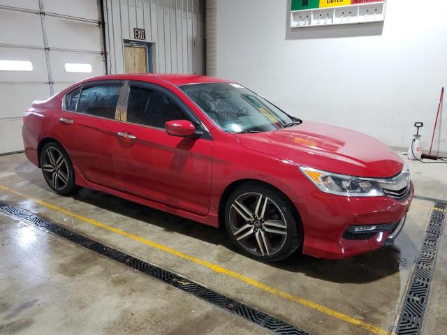  HONDA ACCORD 2016 Red