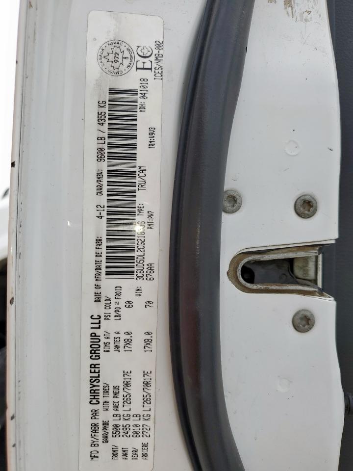 2012 Dodge Ram 2500 Slt VIN: 3C6UD5DL2CG218956 Lot: 53527775