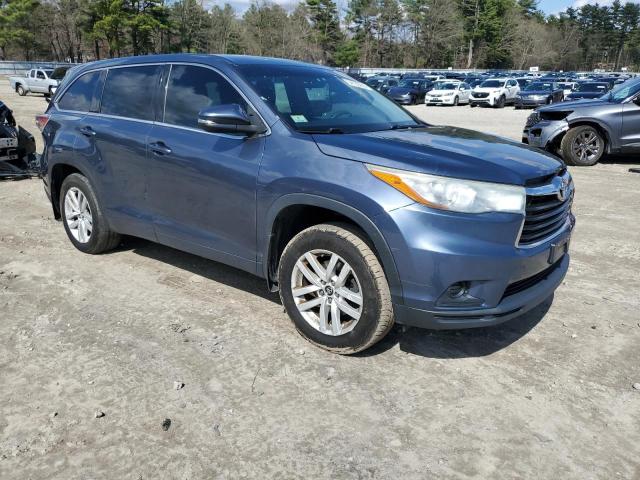  TOYOTA HIGHLANDER 2016 Синий