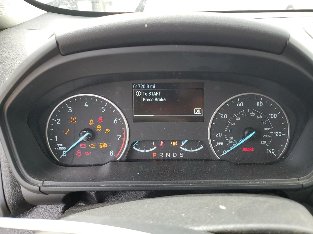 VIN: MAJ6S3GL9KC304070 2019 FORD ECOSPORT