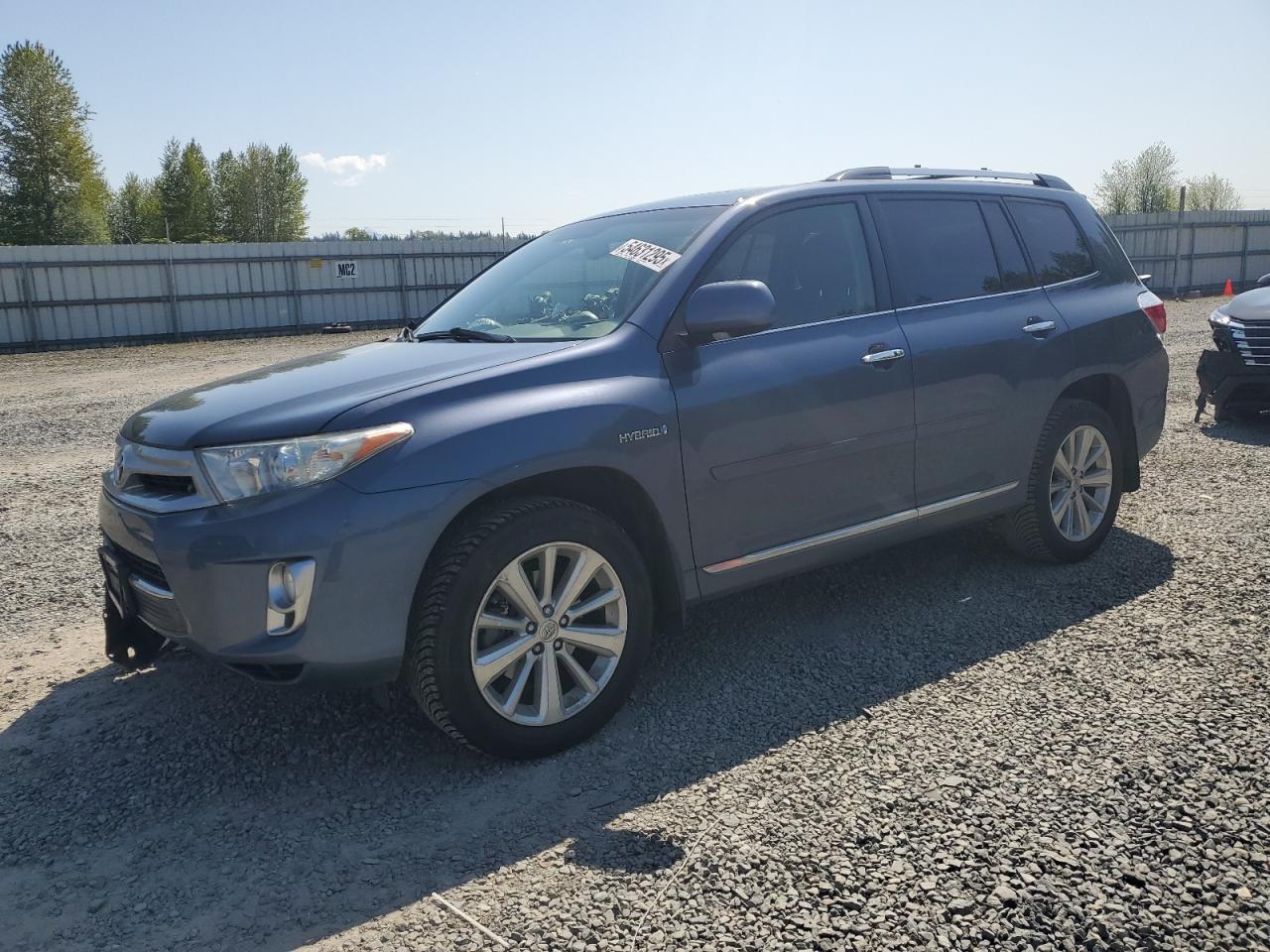 2013 Toyota Highlander Hybrid Limited de vânzare în Arlington, WA - Front End