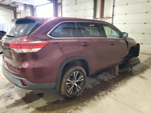  TOYOTA HIGHLANDER 2017 Burgundy