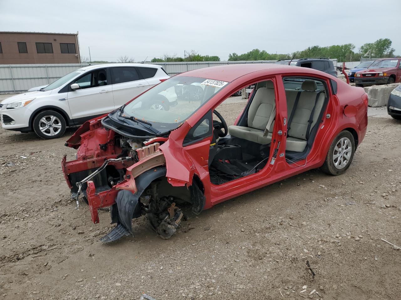 2013 Kia Rio Lx на продаже в Kansas City, KS - Stripped