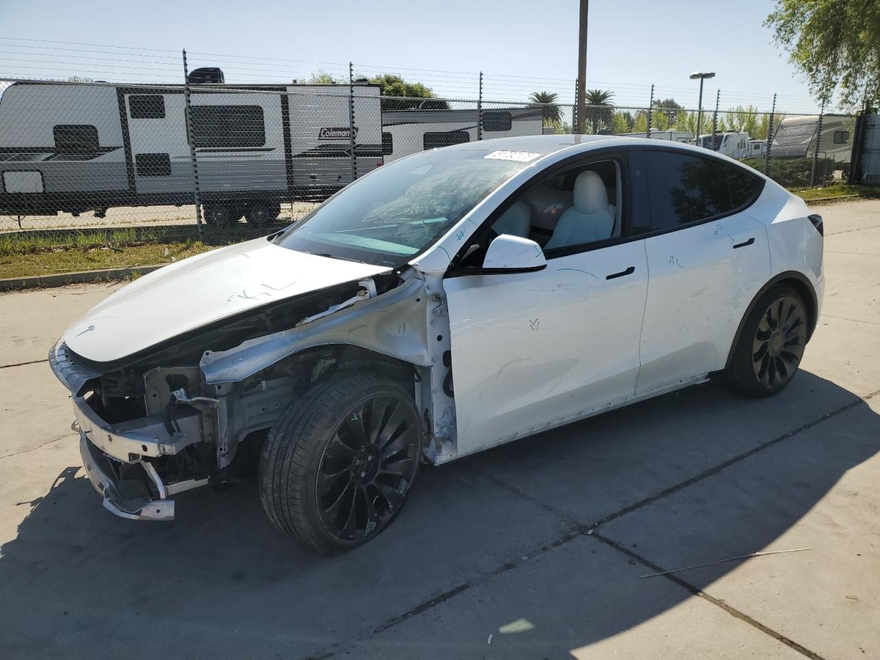 2023 Tesla Model Y იყიდება Sacramento-ში, CA - Front End