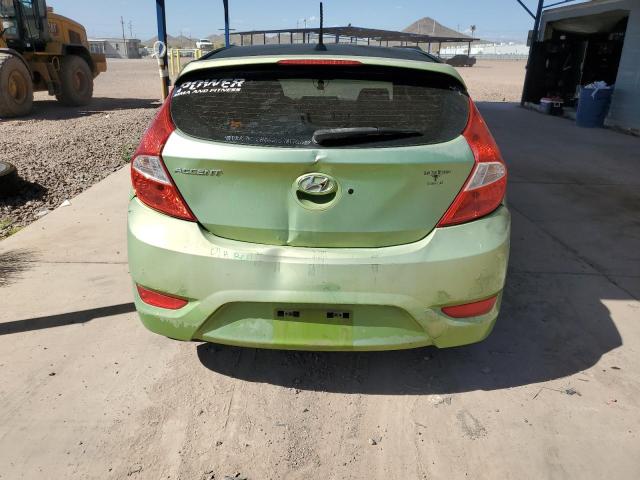  HYUNDAI ACCENT 2012 Зеленый