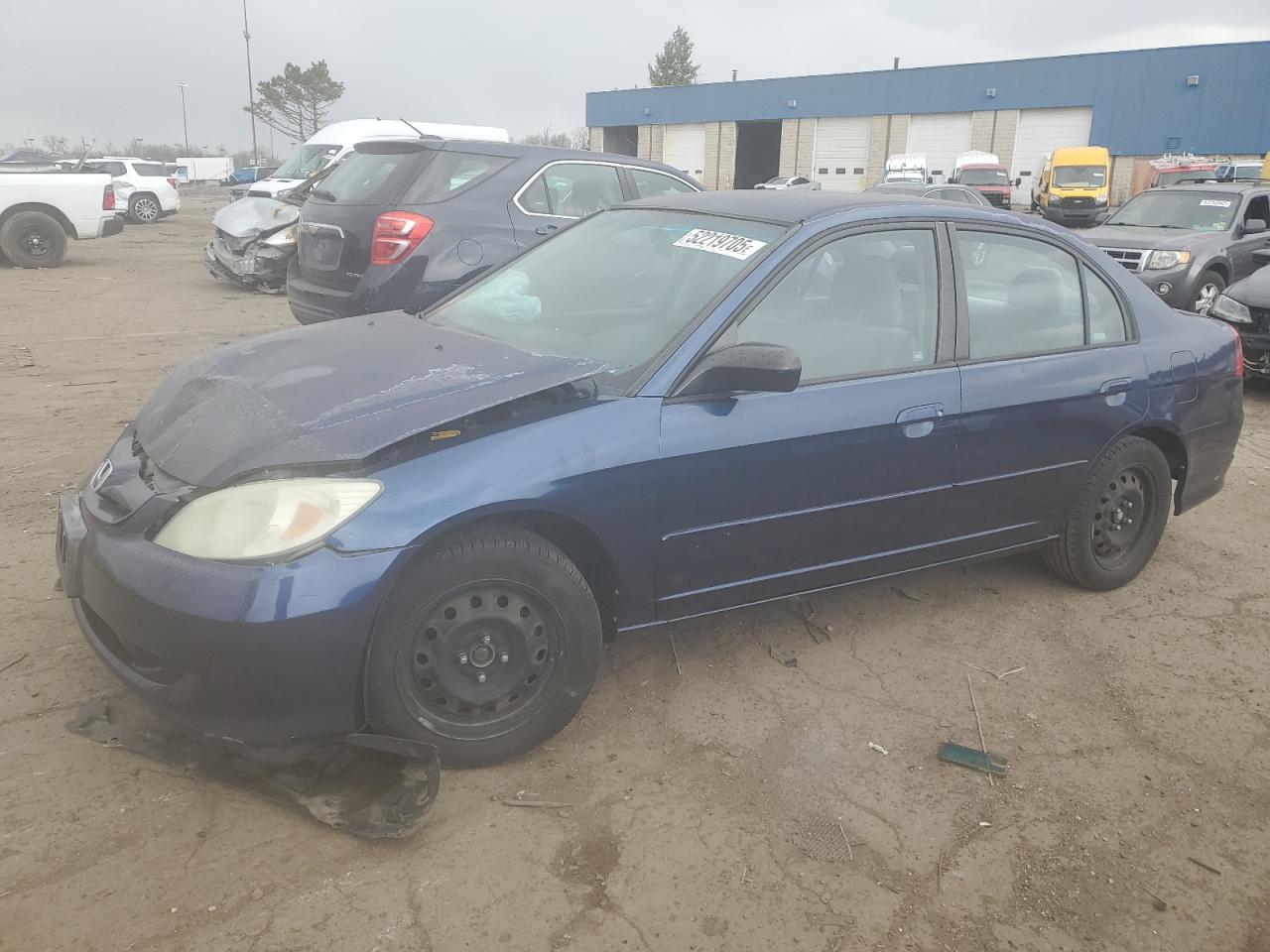 2004 Honda Civic Lx for Sale in Woodhaven, MI - Front End