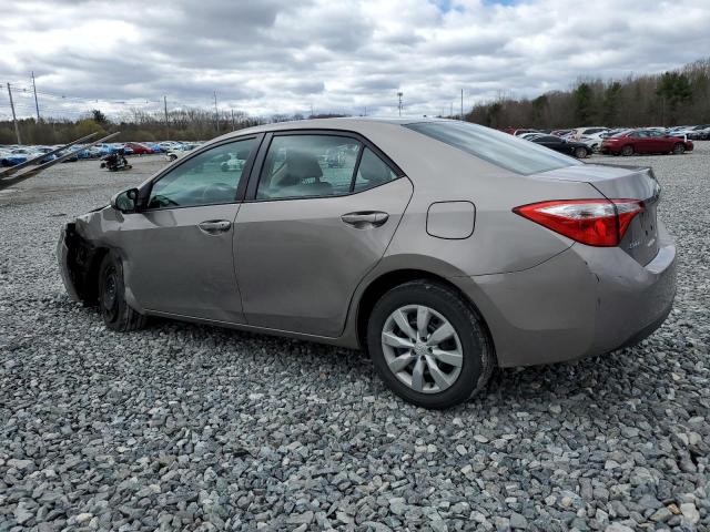 TOYOTA COROLLA 2015 tan