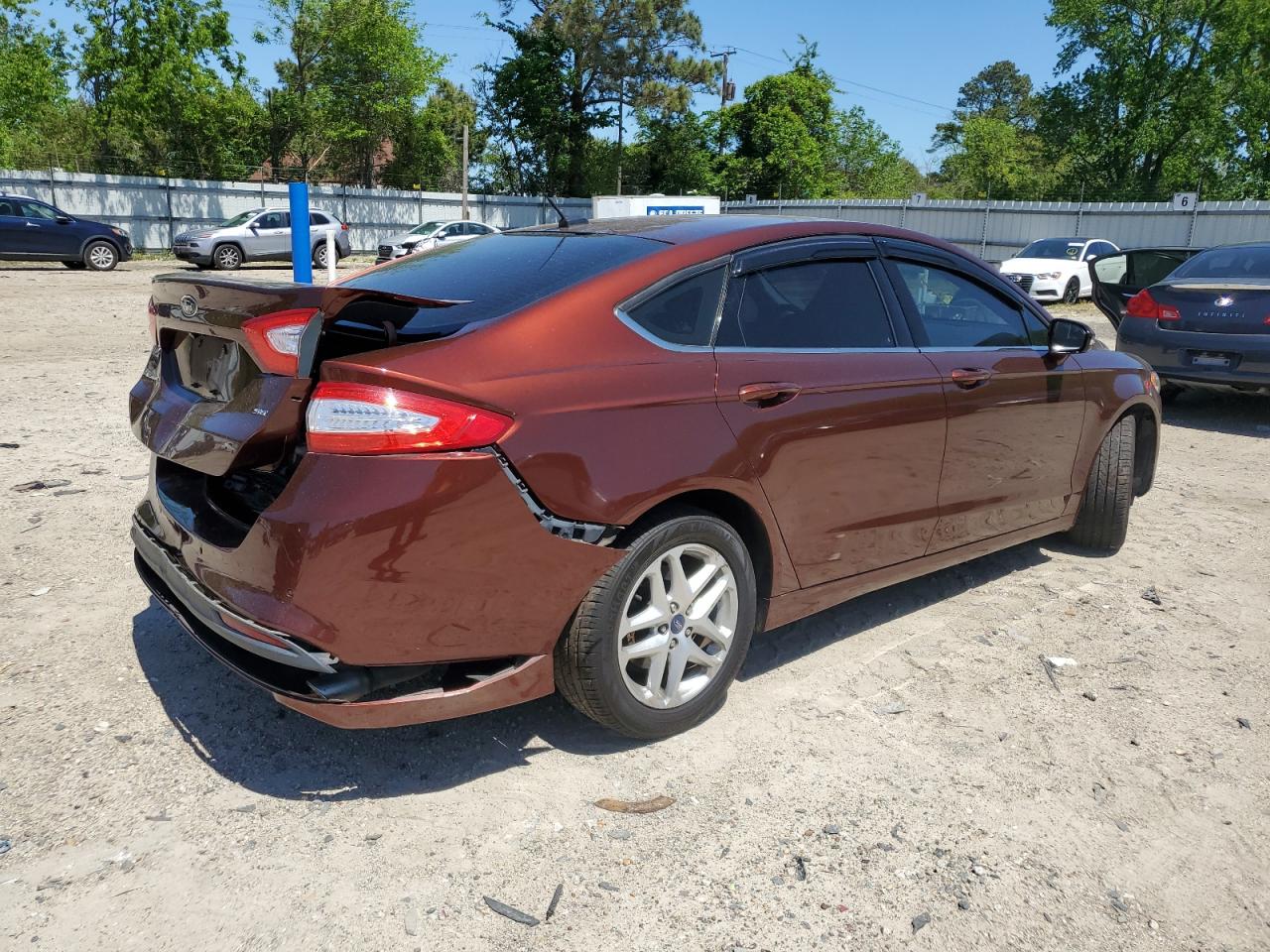 2016 Ford Fusion Se VIN: 3FA6P0H7XGR296197 Lot: 54679715