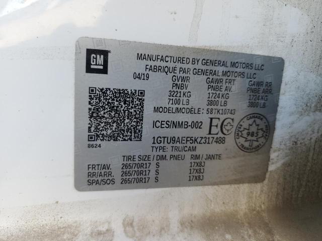 2019 GMC SIERRA K1500