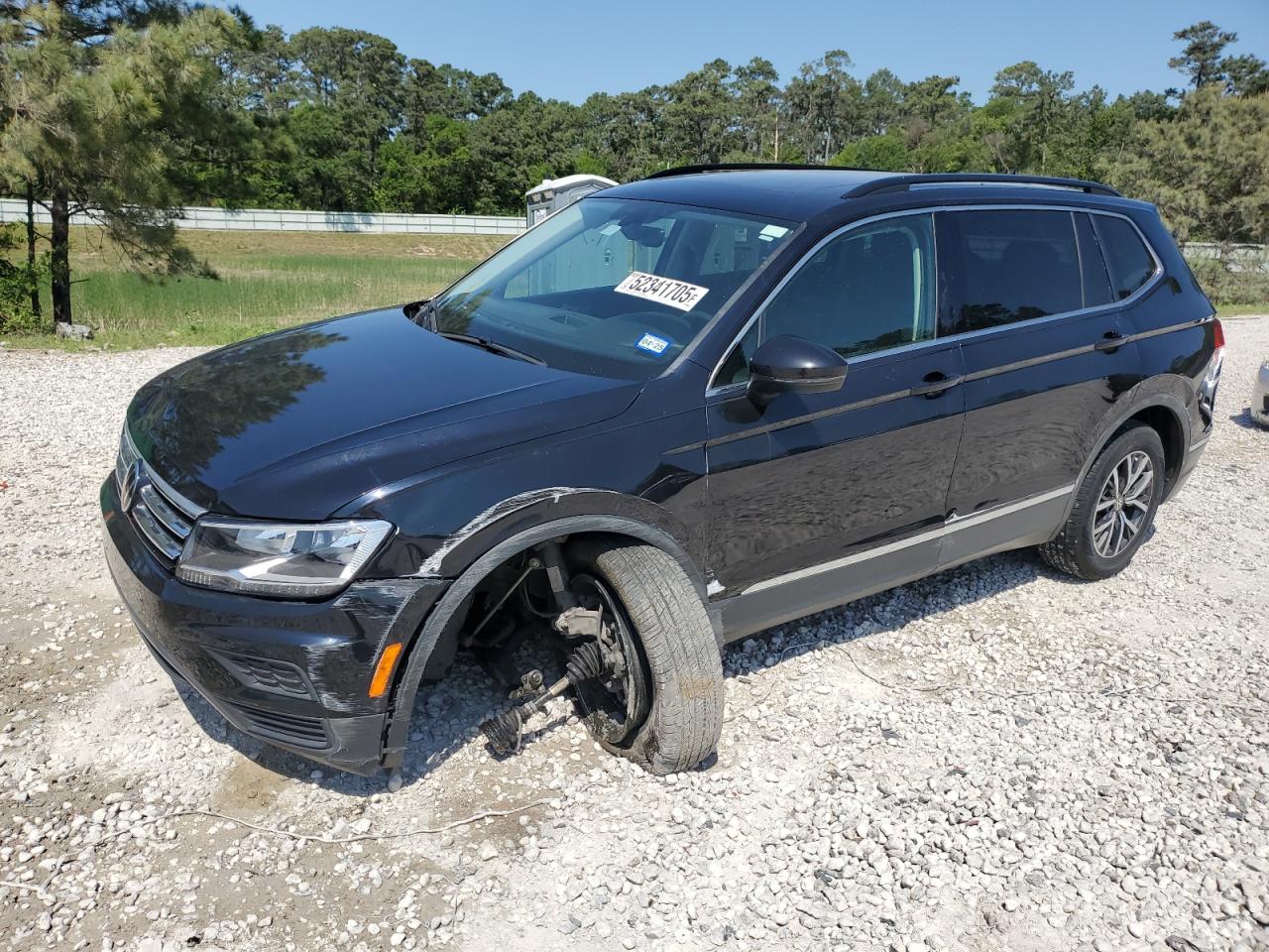 2020 Volkswagen Tiguan Se იყიდება Houston-ში, TX - Side