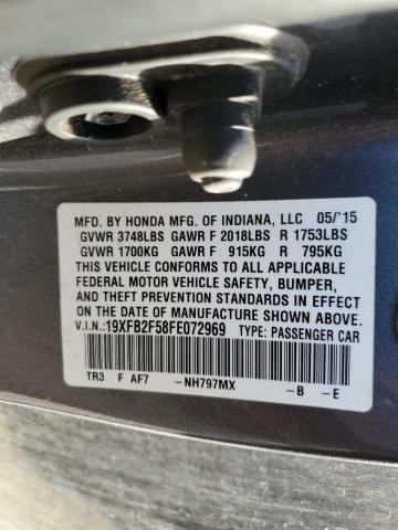 2015 HONDA CIVIC LX
