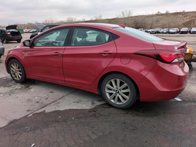 Sedans HYUNDAI ELANTRA 2014 Red