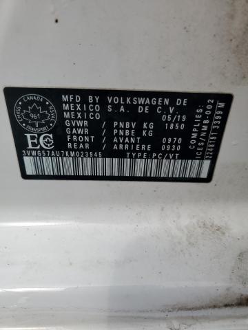 2019 VOLKSWAGEN GOLF S