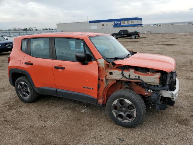 Parquets JEEP RENEGADE 2015 Pomarańczowy