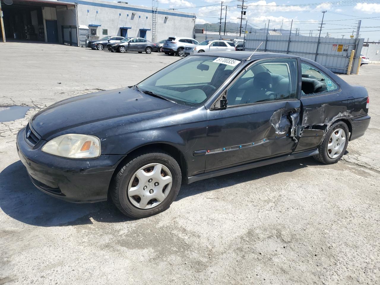 2000 Honda Civic Ex იყიდება Sun Valley-ში, CA - Side
