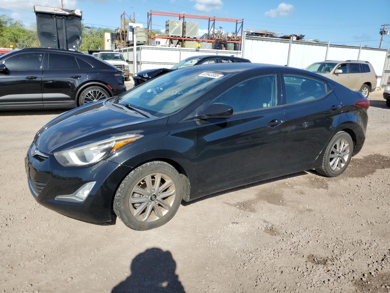 2014 Hyundai Elantra Se zu verkaufen in Kapolei, HI - Side