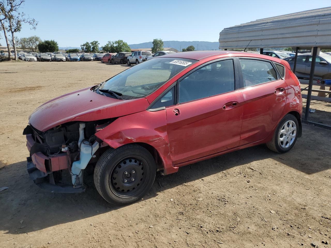 2013 Ford Fiesta Se იყიდება San Martin-ში, CA - Front End