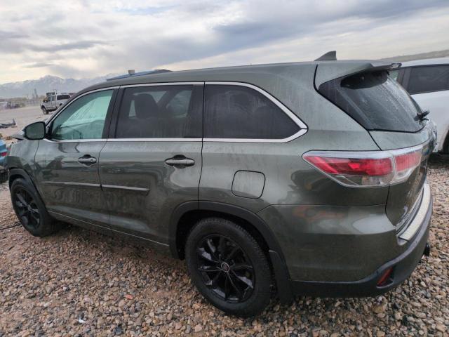  TOYOTA HIGHLANDER 2015 Zielony