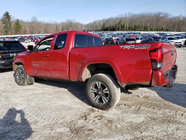  TOYOTA TACOMA 2018 Czerwony