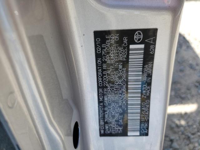 2010 TOYOTA PRIUS 