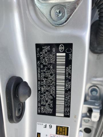 2017 TOYOTA PRIUS 