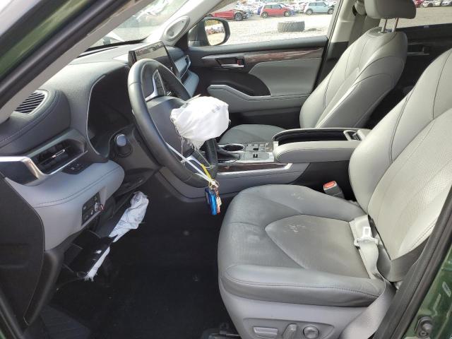  TOYOTA HIGHLANDER 2023 Zielony