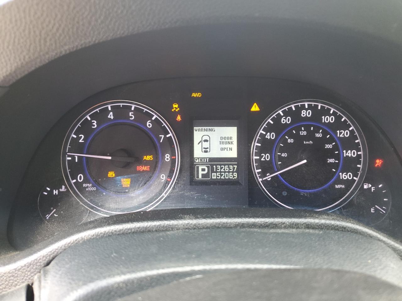 2013 Infiniti G37 VIN: JN1CV6AR5DM758402 Lot: 52972875