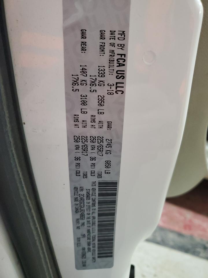 2018 Dodge Grand Caravan Sxt VIN: 2C4RDGCGXJR248650 Lot: 52765245