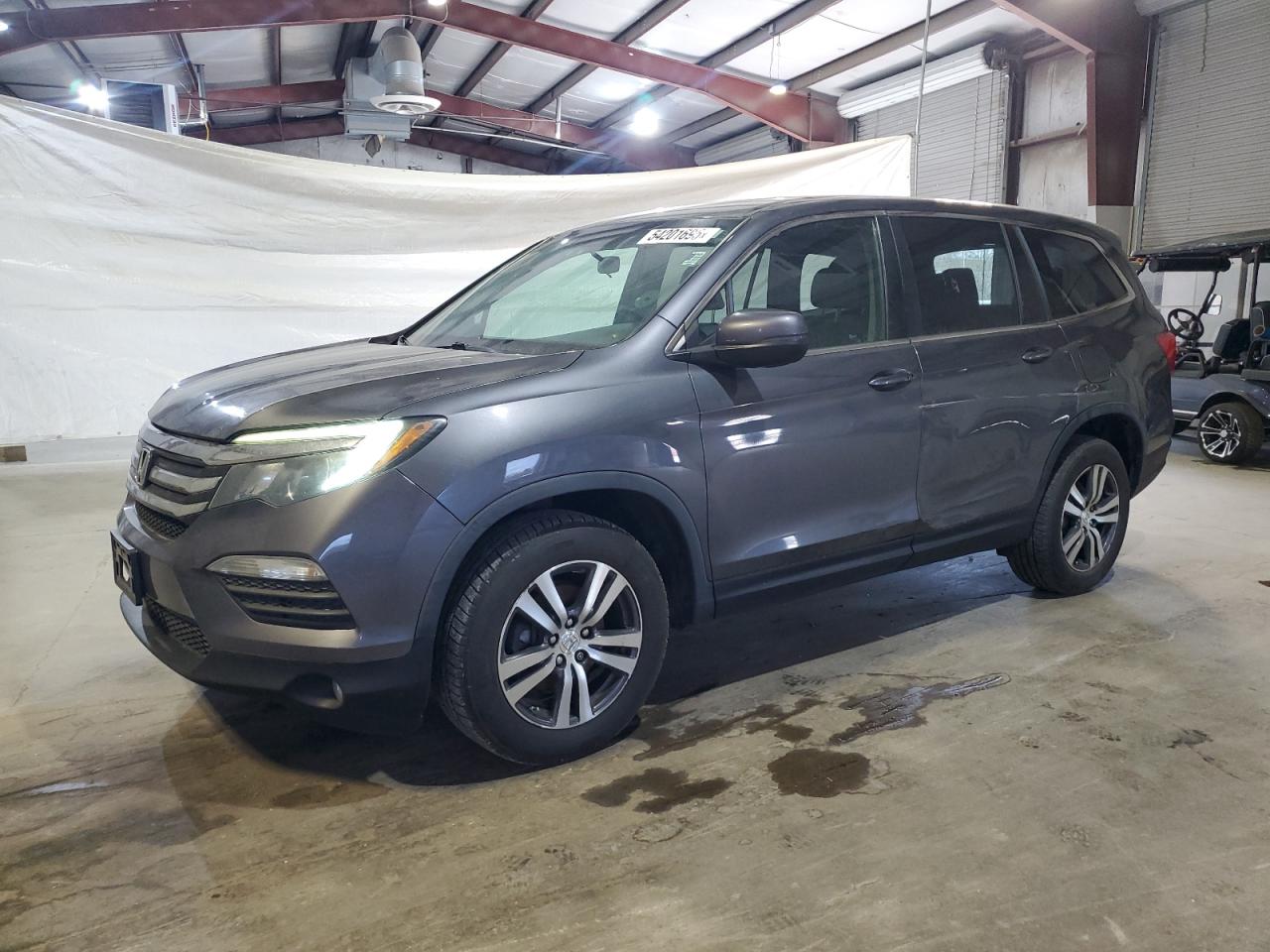 2017 Honda Pilot Ex продається в North Billerica, MA - Side
