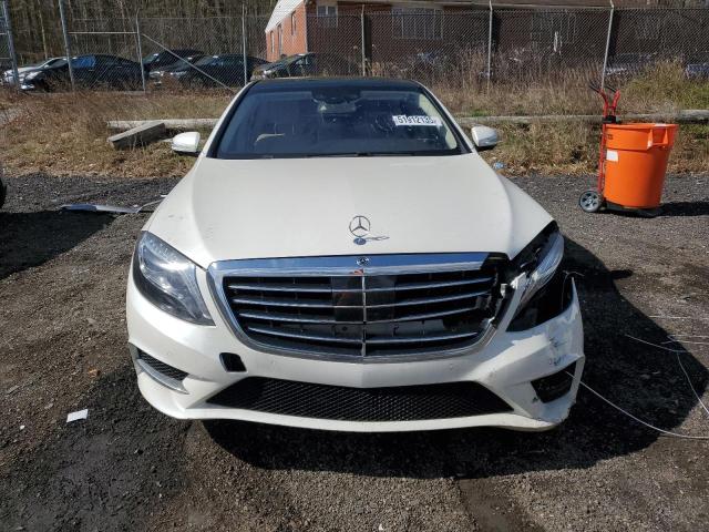 Sedans MERCEDES-BENZ S-CLASS 2015 Biały