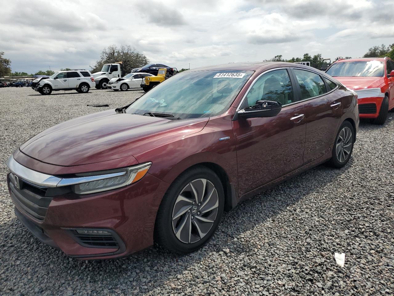 2019 Honda Insight Touring للبيع في Riverview، FL - Side