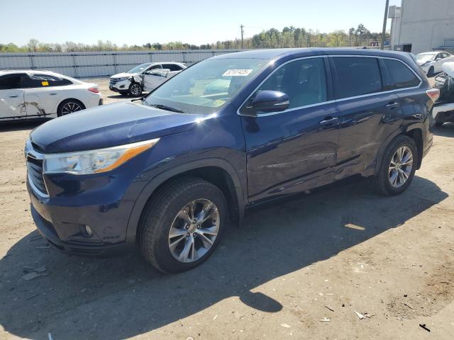 Parquets TOYOTA HIGHLANDER 2014 Blue