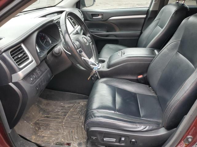  TOYOTA HIGHLANDER 2017 Maroon