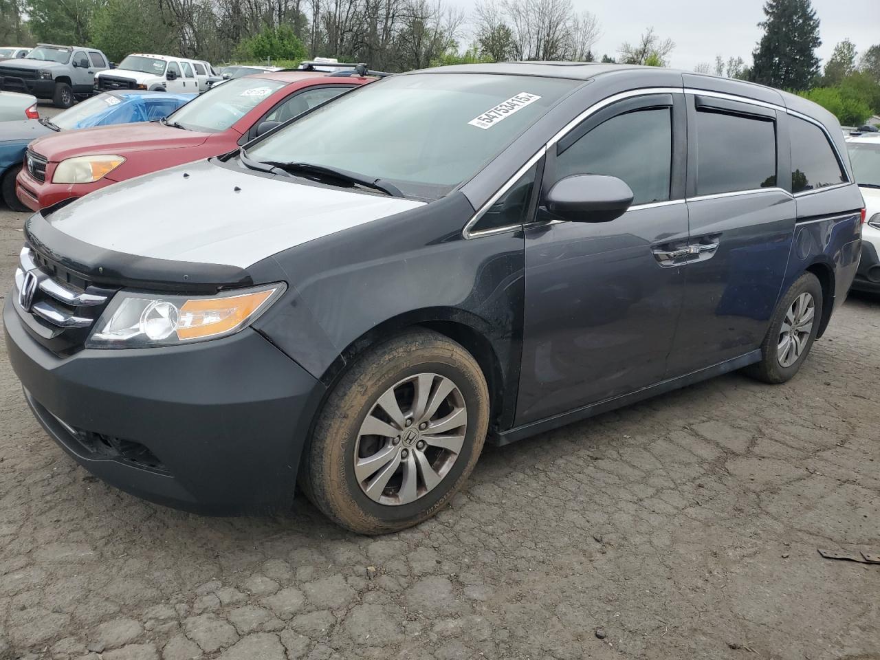 2015 Honda Odyssey Exl за продажба в Portland, OR - Rear End