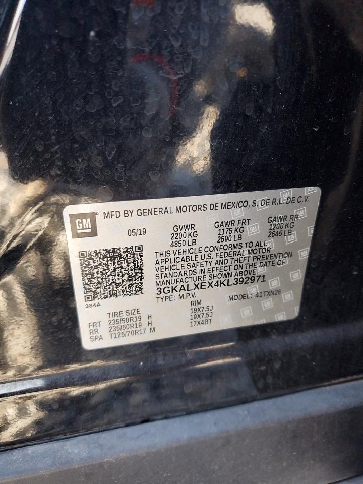 2019 GMC Terrain Denali VIN: 3GKALXEX4KL392971 Lot: 54186925