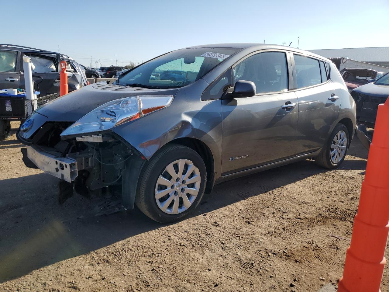 2015 Nissan Leaf S en Venta en Brighton, CO - Rejected Repair