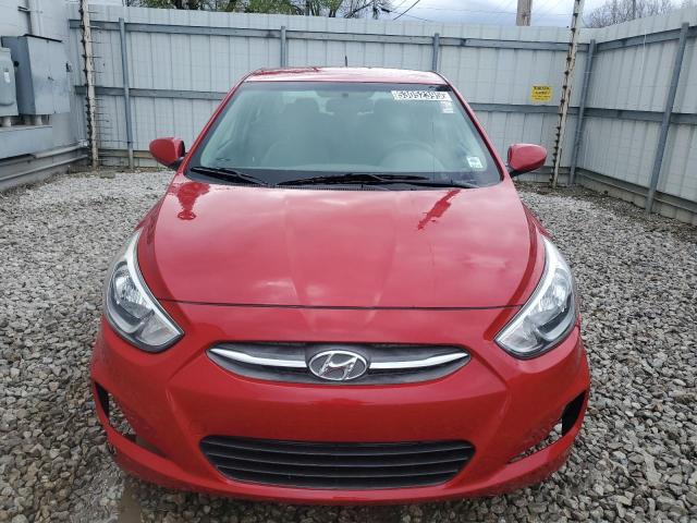  HYUNDAI ACCENT 2017 Czerwony