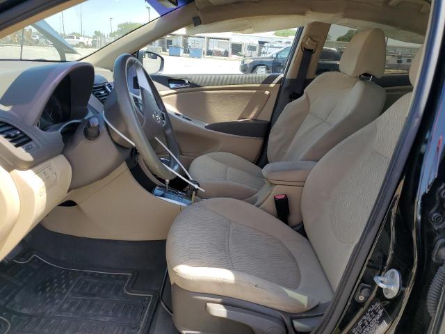  HYUNDAI ACCENT 2012 Чорний