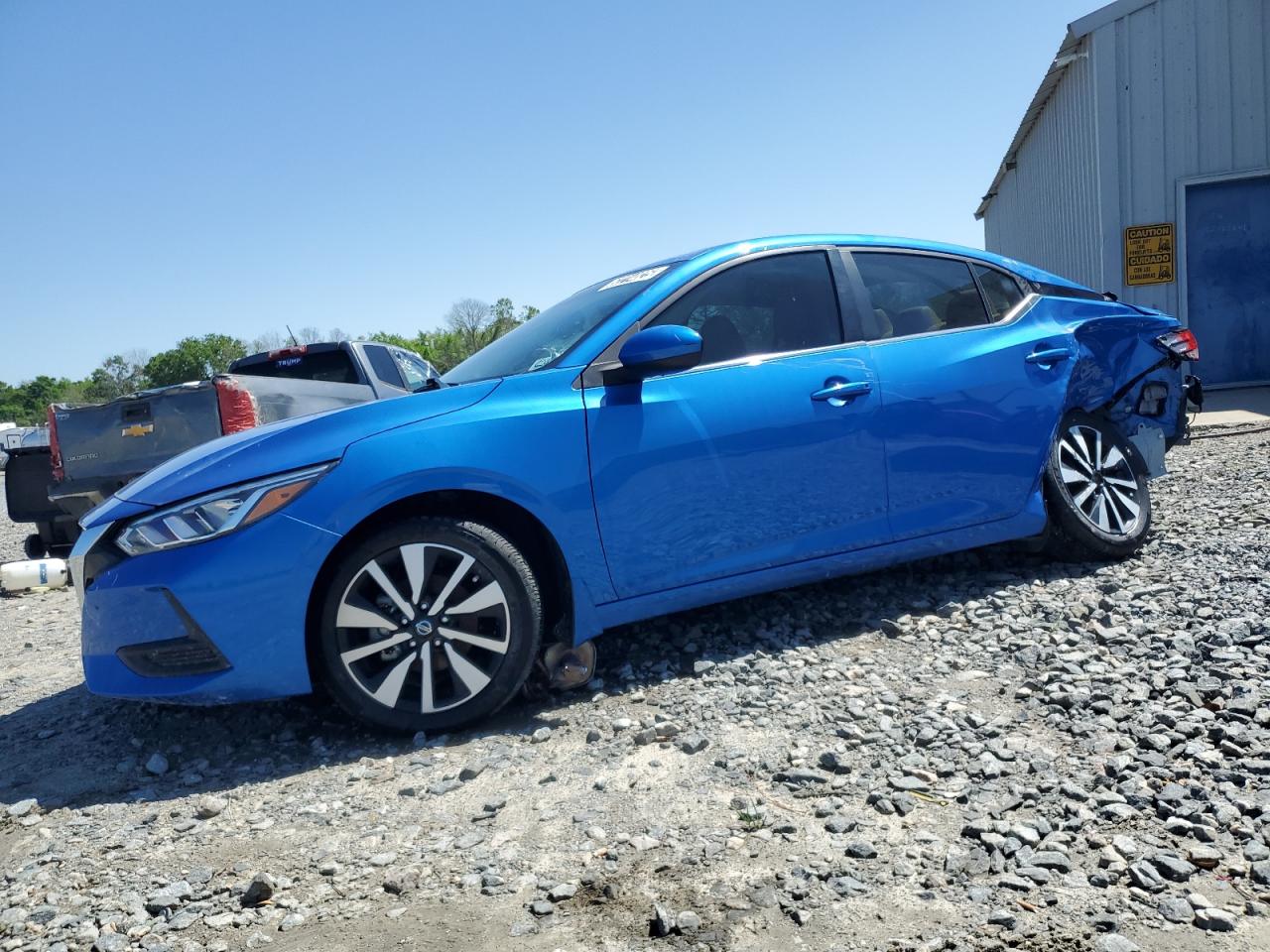 2023 Nissan Sentra Sv blue null gas 3N1AB8CVXPY291694 photo #1