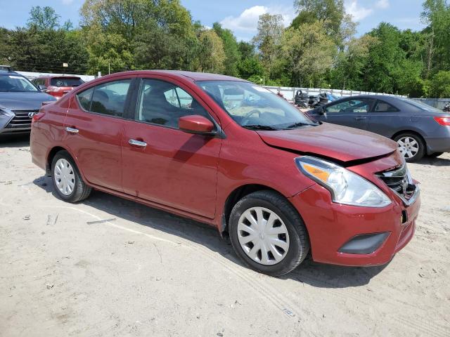  NISSAN VERSA 2016 Burgundy