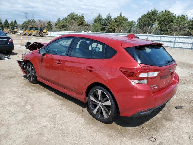  SUBARU IMPREZA 2017 Червоний