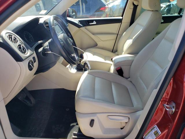  VOLKSWAGEN TIGUAN 2013 Czerwony