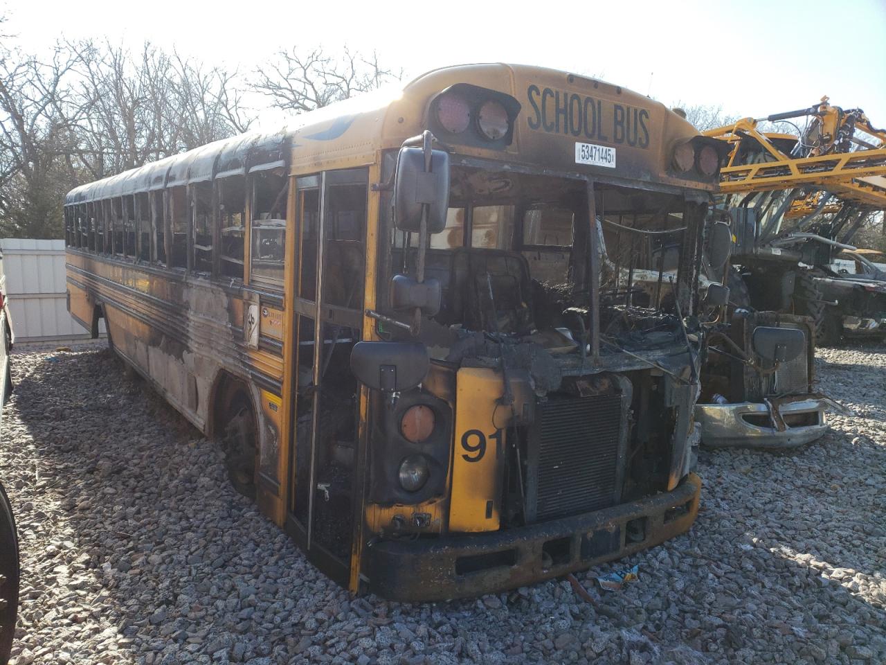2016 Blue Bird School Bus / Transit Bus за продажба в Avon, MN - Burn