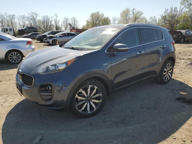  KIA SPORTAGE 2017 Синий