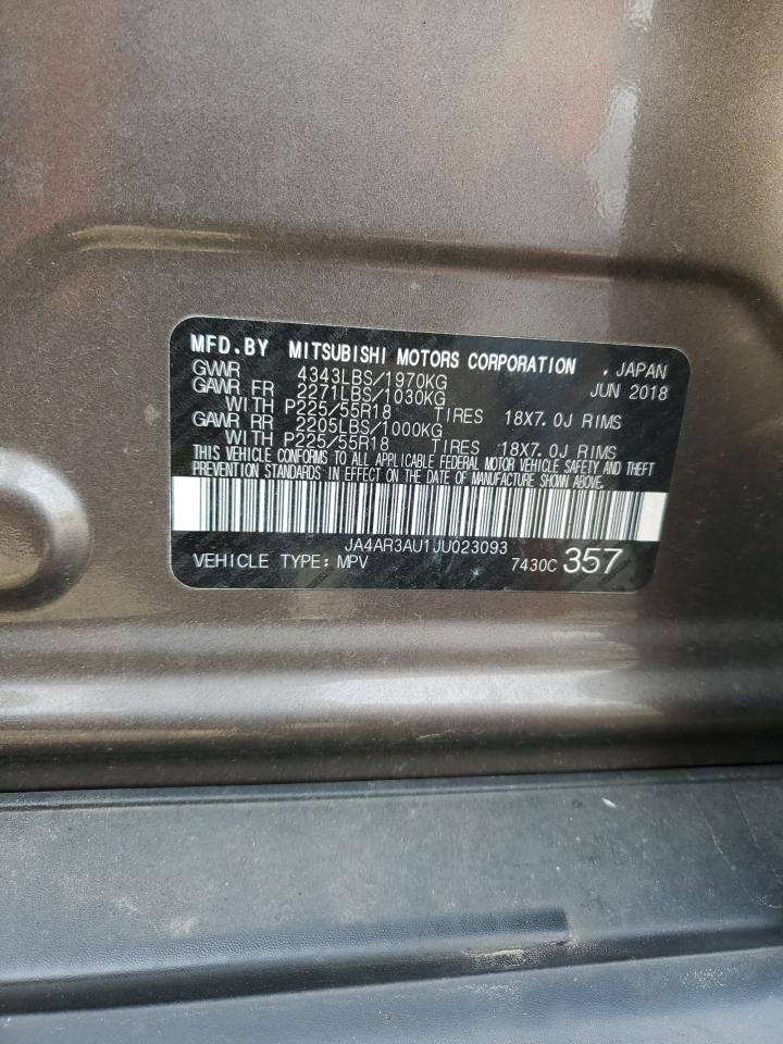 2018 Mitsubishi Outlander Sport Es VIN: JA4AR3AU1JU023093 Lot: 54898805